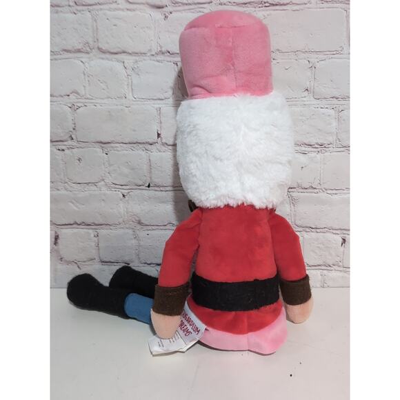 Nutcracker Sugarplum Dreams Plush 19" Shelf Sitter Red Pink Soldier Christmas - Picture 4 of 11